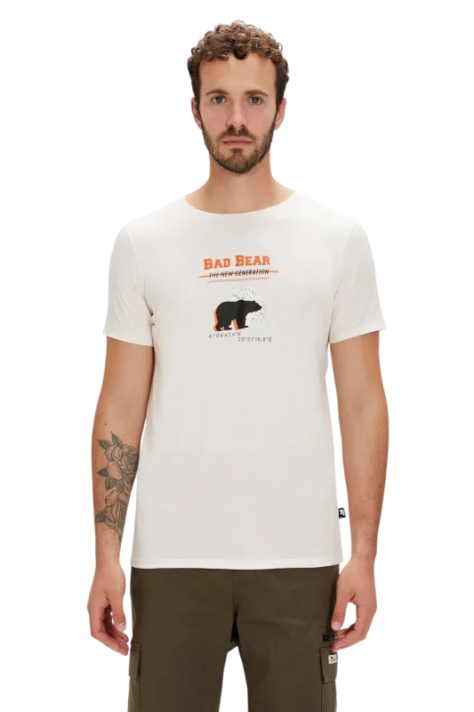 Bad Bear Derek Beyaz Erkek Tshirt 