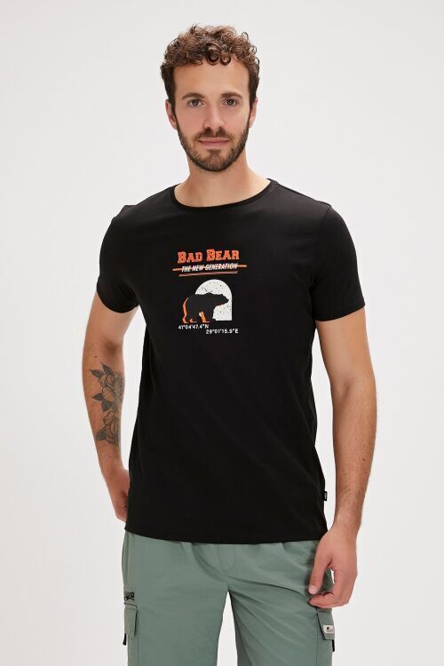 Bad Bear DEREK T-SHIRT SİYAH Erkek Tshirt - 1