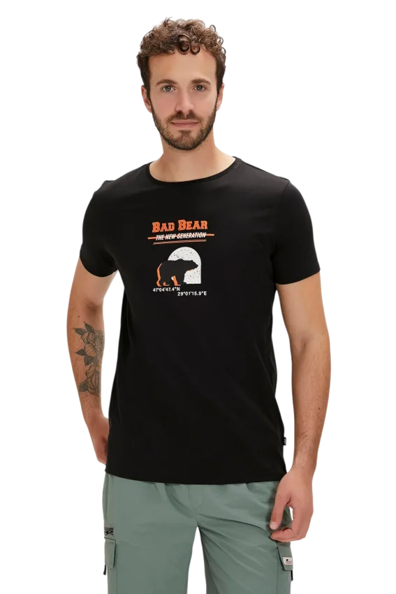 Bad Bear Derek Siyah Erkek Tshirt - 1