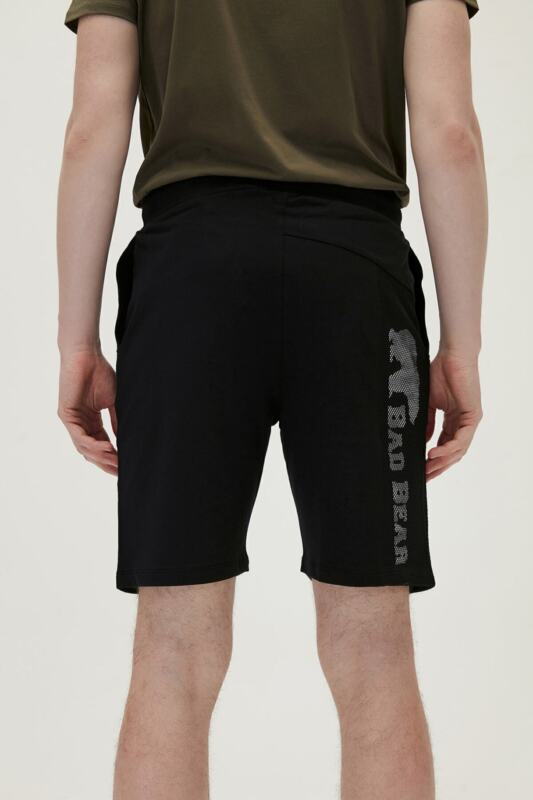 Bad Bear DISPLAY SWEATSHORT SİYAH Erkek Şort 21.01.18.002-C01 - 4