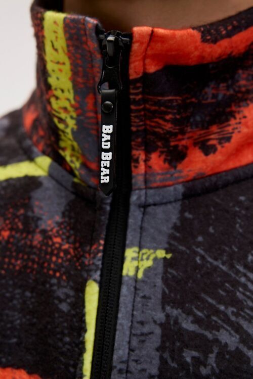 Bad Bear Drew Full Zip Polar Siyah Erkek Polar - 6