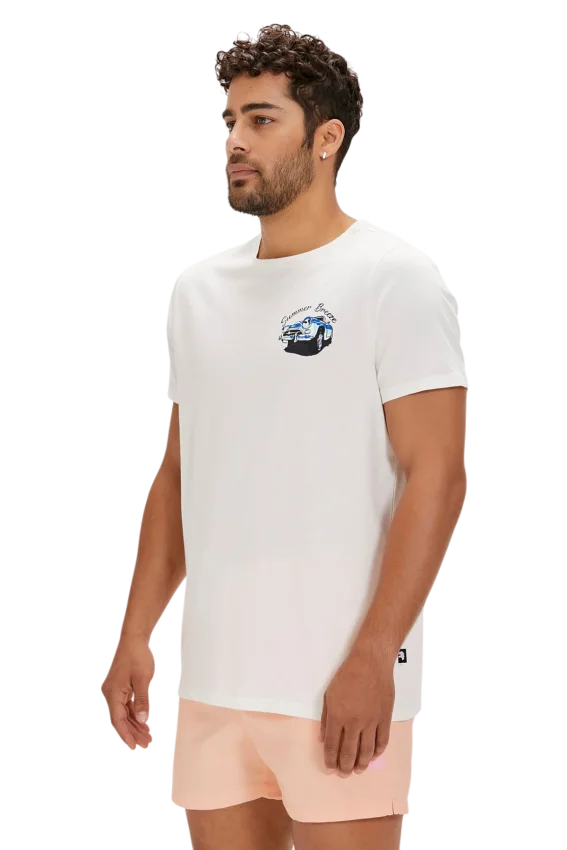 Bad Bear Dustin Beyaz Erkek Tshirt - 3