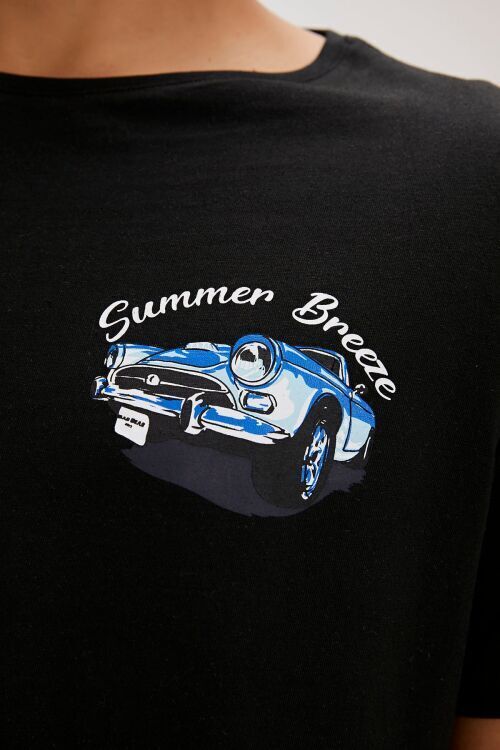 Bad Bear DUSTIN T-SHIRT SİYAH Erkek Tshirt - Bad Bear (1)