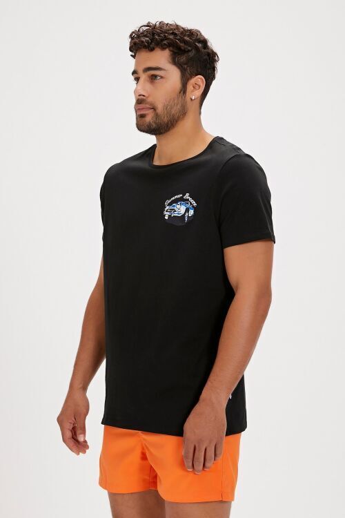 Bad Bear Dustin Siyah Erkek Tshirt - 3