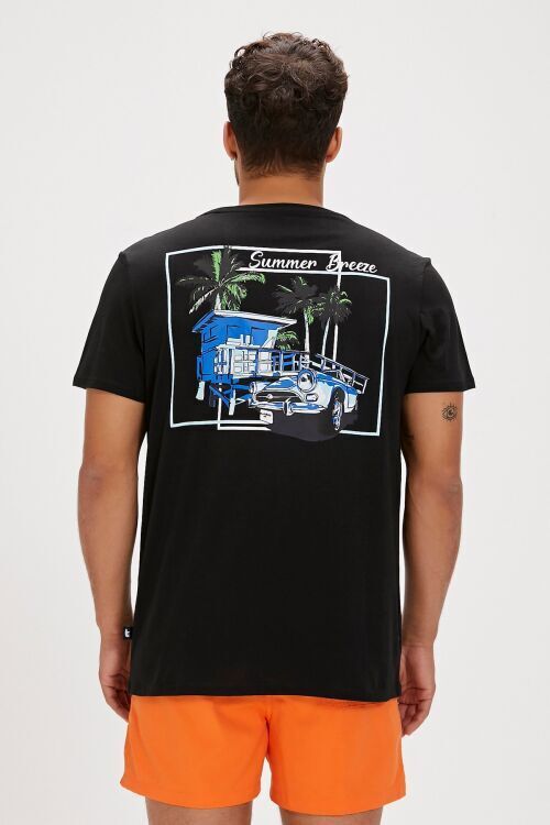 Bad Bear Dustin Siyah Erkek Tshirt - 5