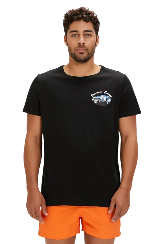 Bad Bear Dustin Siyah Erkek Tshirt - 1