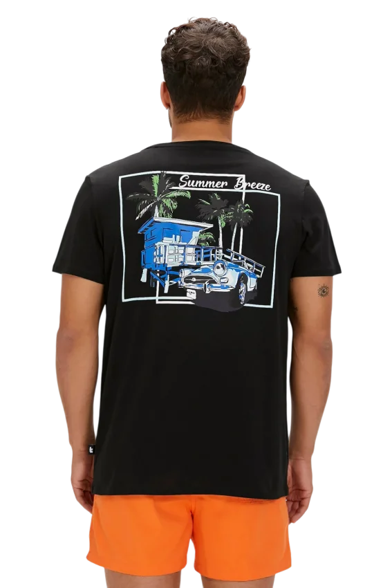 Bad Bear Dustin Siyah Erkek Tshirt - 4