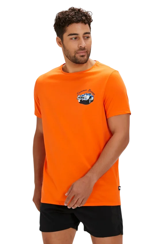 Bad Bear Dustin Turuncu Erkek Tshirt - 3