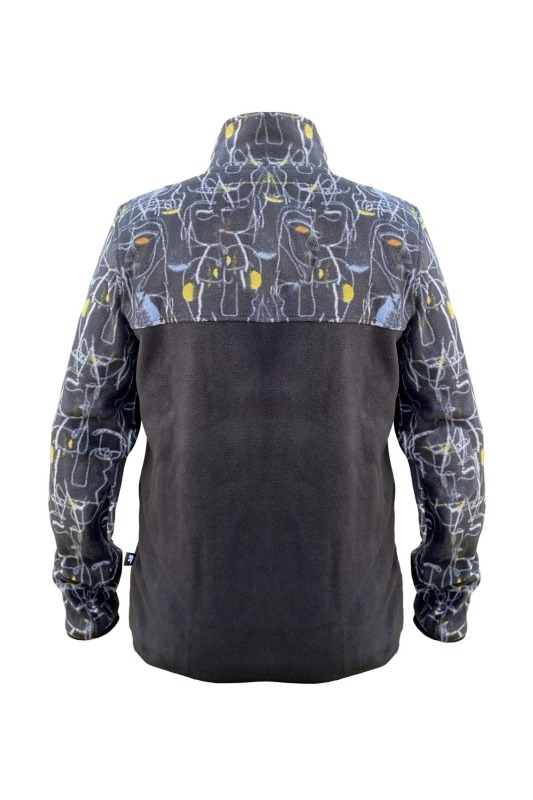 Bad Bear Face Full Zip Siyah Erkek Polar - Bad Bear (1)