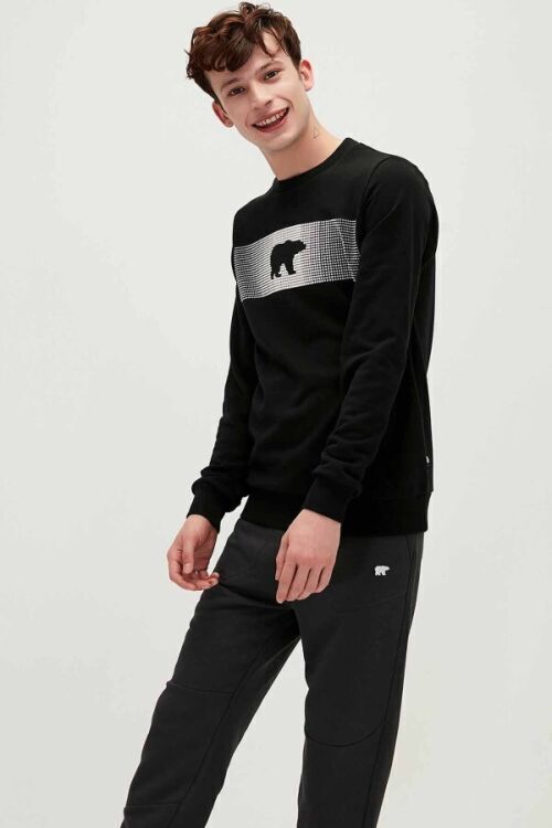 Bad Bear FANCY CREWNECK SİYAH Erkek Sweatshirt 19.02.12.007-C01 - 2