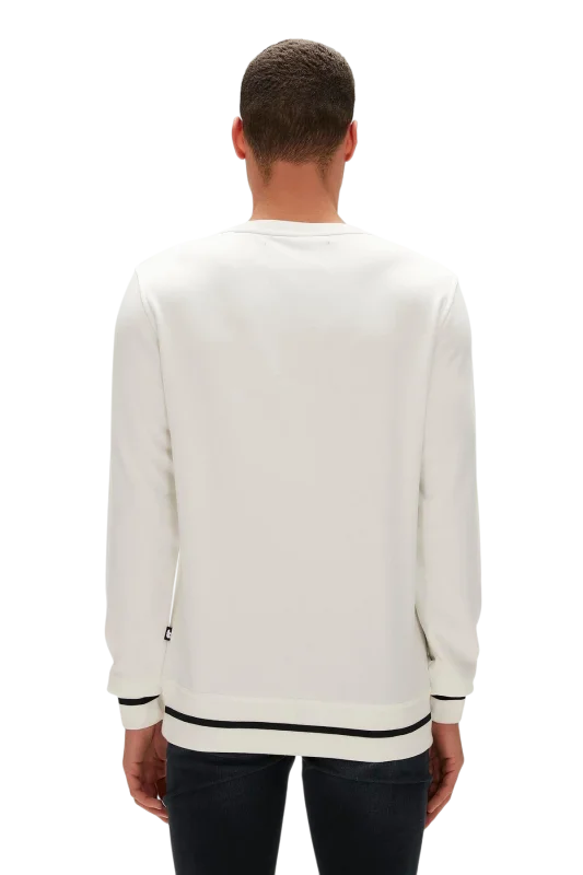 Bad Bear Felt Crewneck Beyaz Erkek Sweatshirt - 2