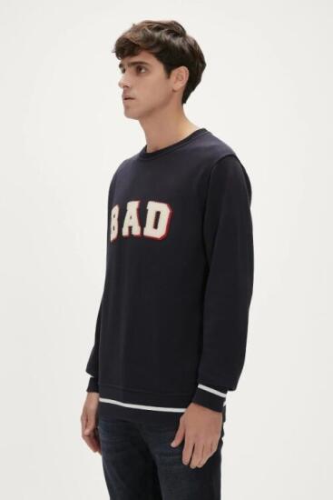 Bad Bear FELT CREWNECK LACİVERT Erkek Sweatshirt - 2