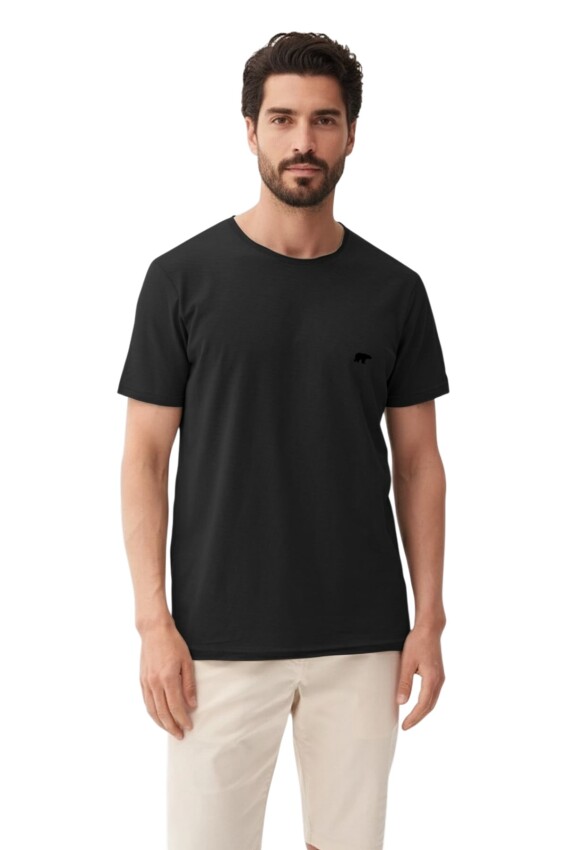 Bad Bear Flam Urbanist Siyah Erkek Tshirt - 1