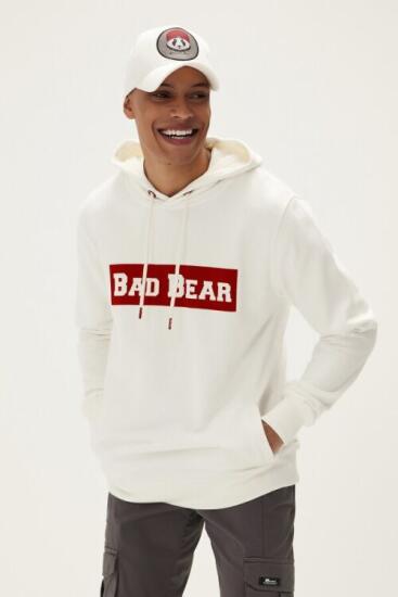 Bad Bear FLOG HOODIE BEYAZ Erkek Sweatshirt - 2