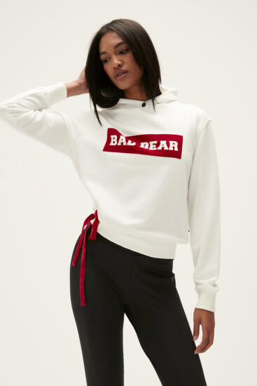 Bad Bear FLOG HOODIE BEYAZ Kadın Sweatshirt - 2
