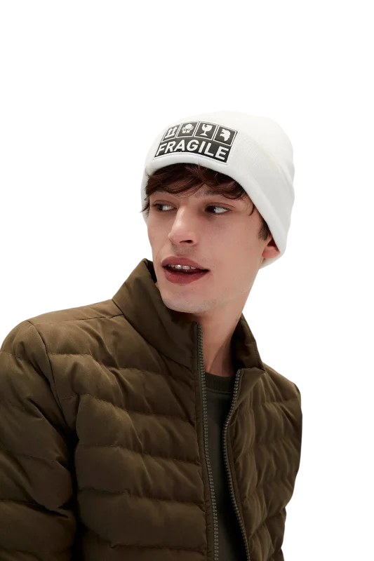 Bad Bear Fragile Beanie Beyaz Erkek Bere 