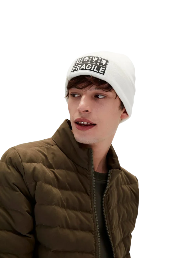 Bad Bear Fragile Beanie Beyaz Erkek Bere - 1