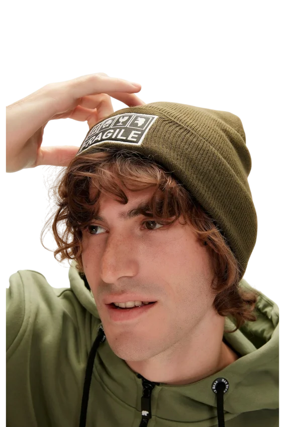 Bad Bear Fragile Beanie Haki Erkek Bere - 1