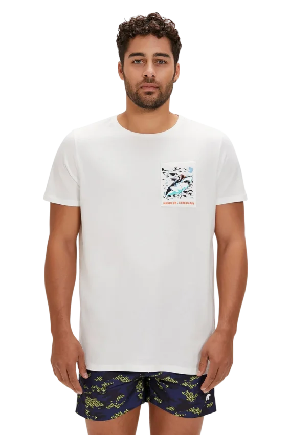 Bad Bear Francis Beyaz Erkek Tshirt - 1