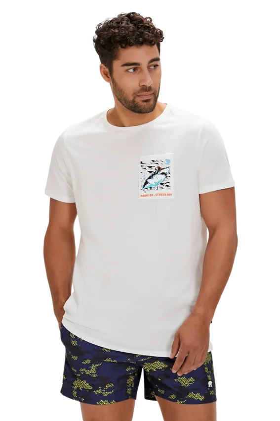 Bad Bear Francis Beyaz Erkek Tshirt - 2
