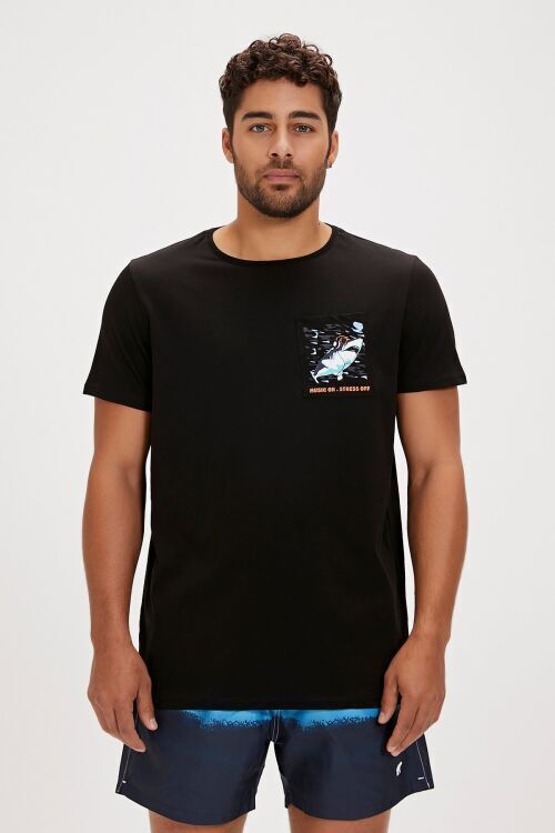 Bad Bear FRANCIS T-SHIRT SİYAH Erkek Tshirt - 1