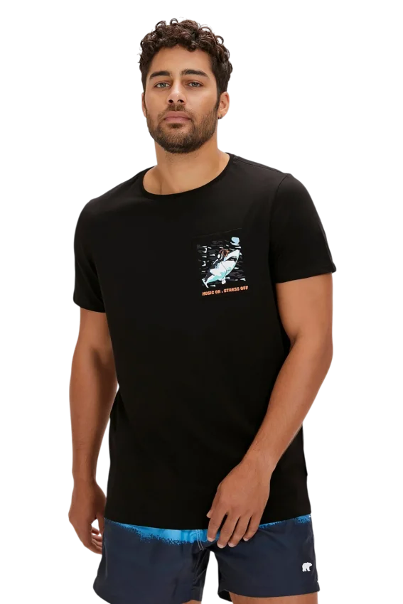 Bad Bear FRANCIS T-SHIRT SİYAH Erkek Tshirt - 2