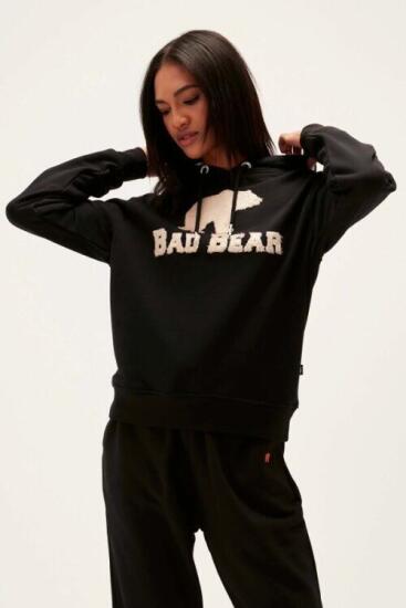 Bad Bear FROST HOODIE SİYAH Kadın Sweatshirt - 3