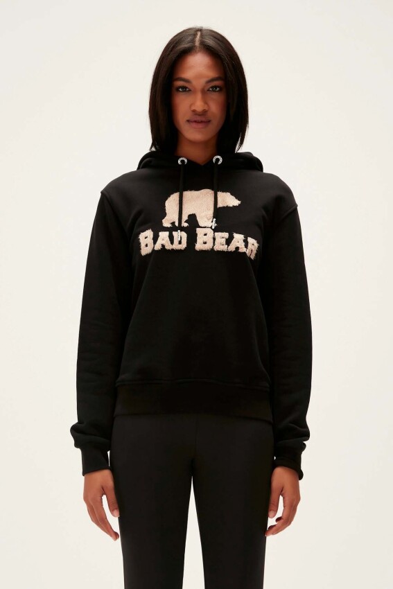 Bad Bear FROST Siyah Kadın Sweatshirt - 1