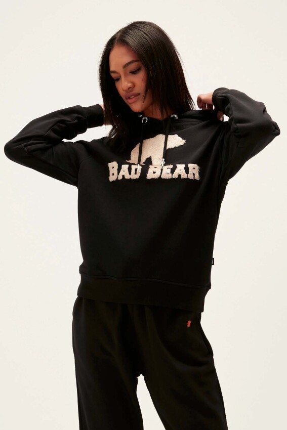 Bad Bear FROST Siyah Kadın Sweatshirt - 3