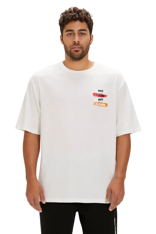 Bad Bear GAIN T-SHIRT OS BEYAZ Erkek Tshirt - 1