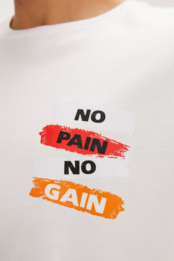 Bad Bear GAIN T-SHIRT OS BEYAZ Erkek Tshirt - 5