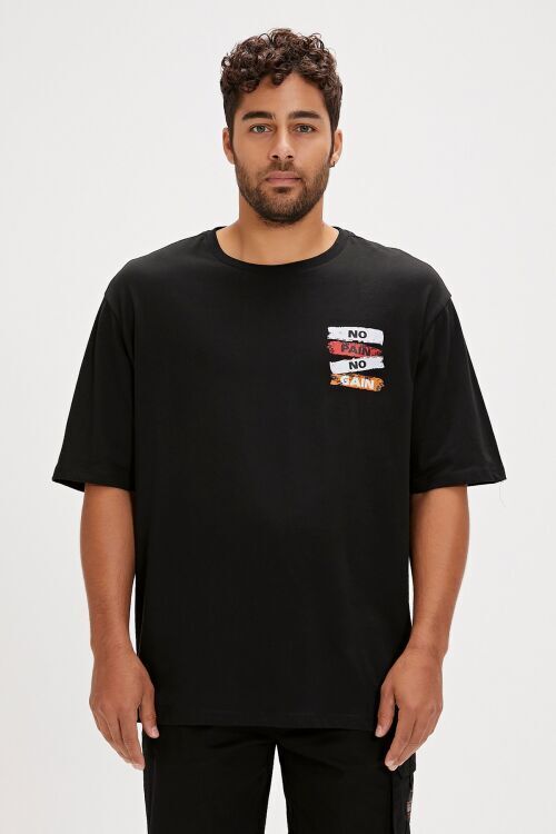 Bad Bear GAIN T-SHIRT OS SİYAH Erkek Tshirt - Bad Bear