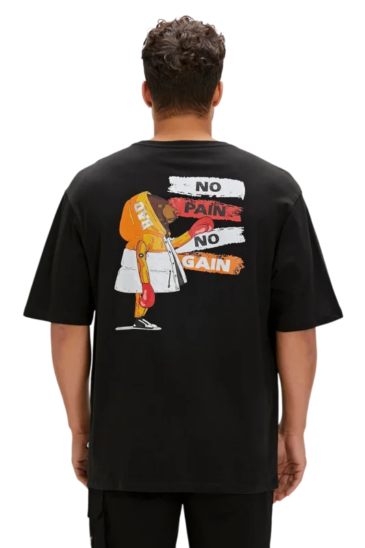 Bad Bear Gain Os Siyah Erkek Tshirt - 3