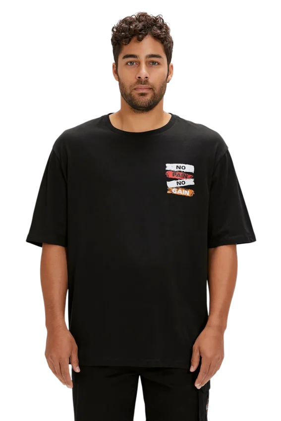 Bad Bear Gain Os Siyah Erkek Tshirt - 1