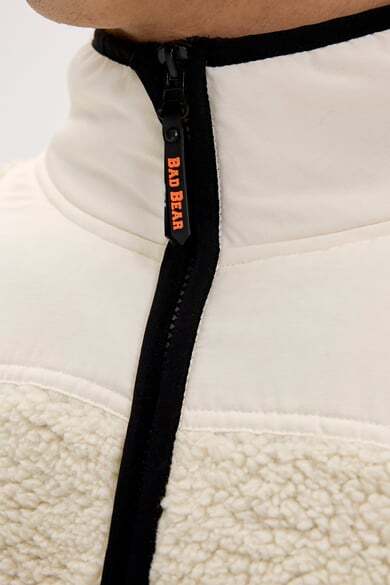 Bad Bear Galvin Full Zip Plus Beyaz Erkek Sweatshirt - Bad Bear (1)