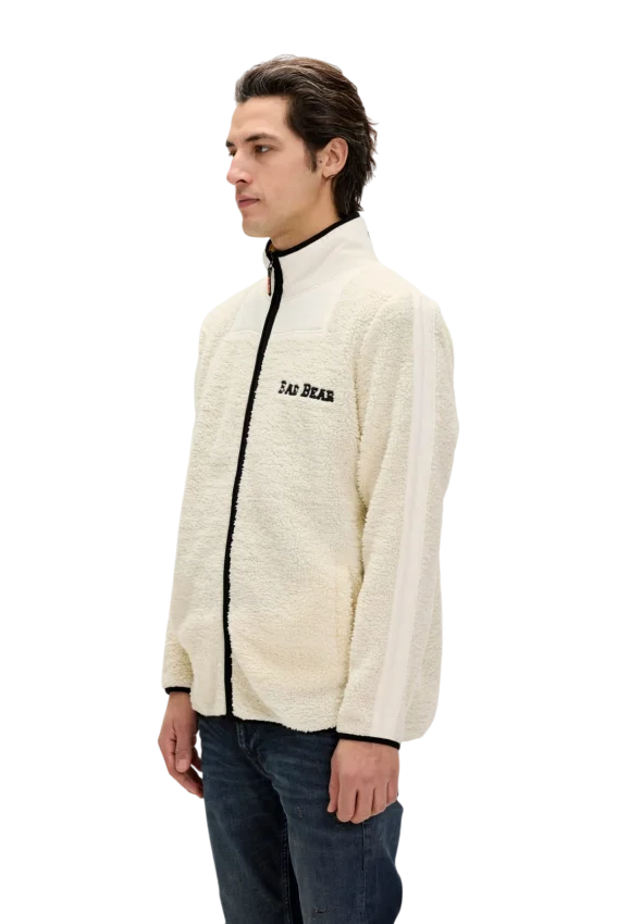 Bad Bear Galvin Full Zip Plus Beyaz Erkek Sweatshirt - 3