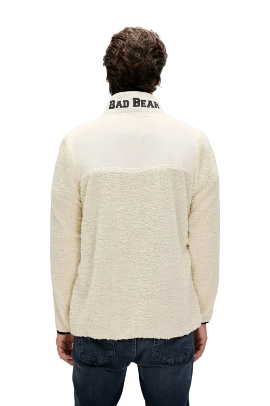 Bad Bear Galvin Full Zip Plus Beyaz Erkek Sweatshirt - 4