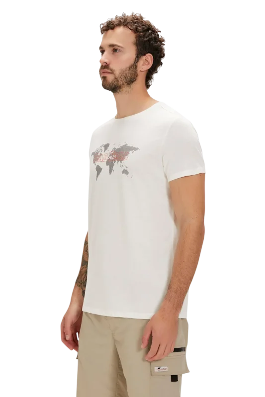 Bad Bear Globe Beyaz Erkek Tshirt - 3