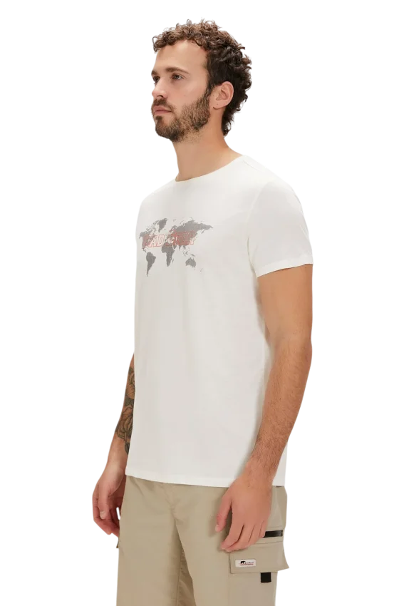 Bad Bear Globe Beyaz Erkek Tshirt - 3