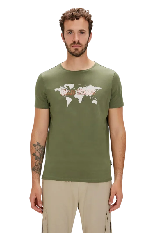 Bad Bear GLOBE T-SHIRT Haki Erkek Tshirt 
