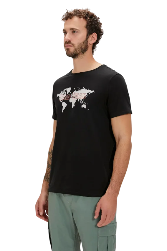 Bad Bear Globe Siyah Erkek Tshirt - 2