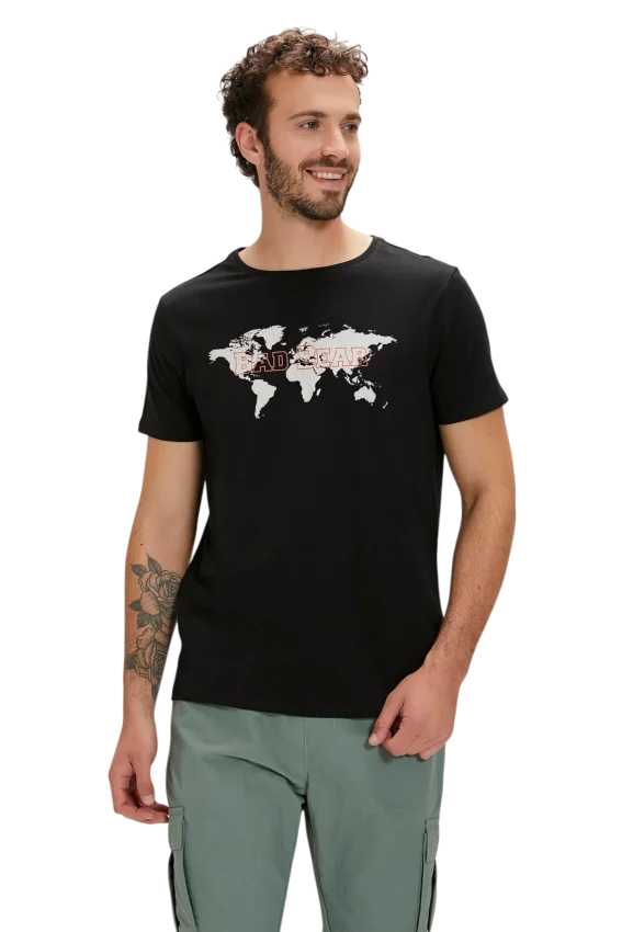 Bad Bear Globe Siyah Erkek Tshirt - 3