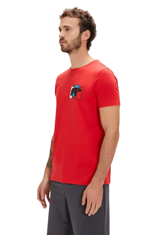 Bad Bear GRIZZLE T-SHIRT KIRMIZI Erkek Tshirt - 3