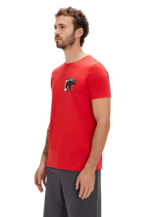 Bad Bear GRIZZLE T-SHIRT KIRMIZI Erkek Tshirt - 3