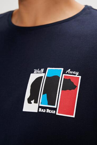 Bad Bear GRIZZLE T-SHIRT LACİVERT Erkek Tshirt - 2