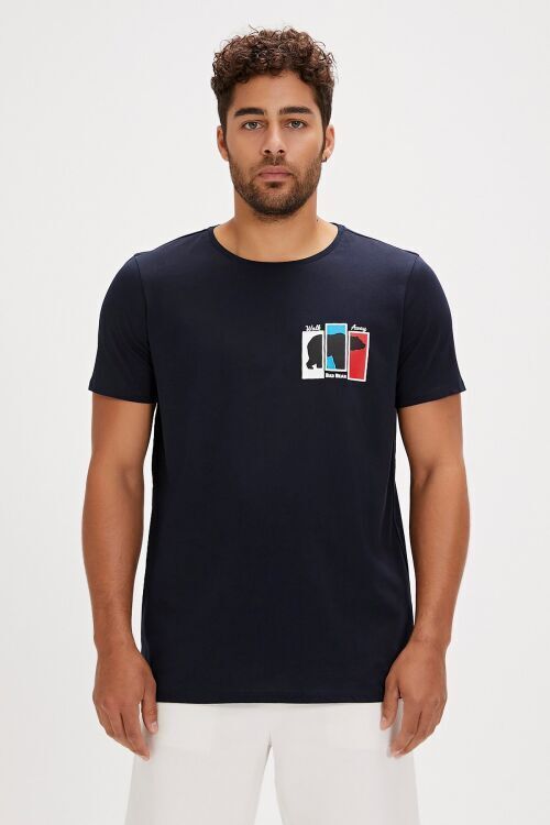 Bad Bear GRIZZLE T-SHIRT LACİVERT Erkek Tshirt - Bad Bear