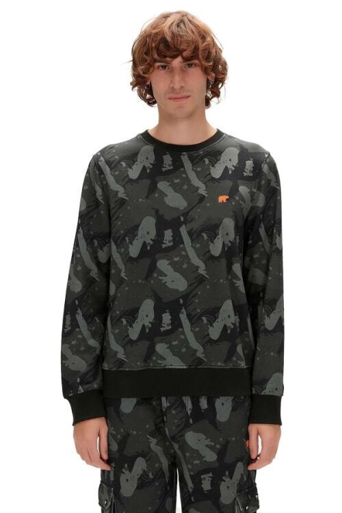 Bad Bear Hardy Crewneck Lacivert Erkek Sweatshirt - 1