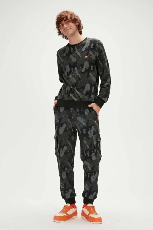 Bad Bear Hardy Crewneck Lacivert Erkek Sweatshirt - 3