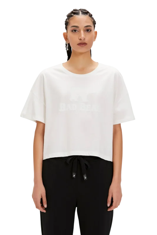 Bad Bear Holly Beyaz Kadın Tshirt - 3