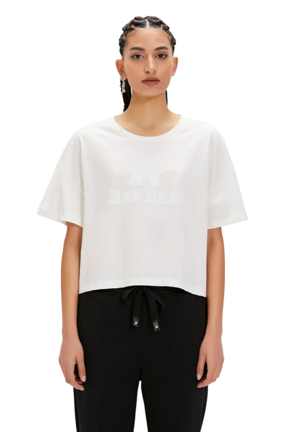 Bad Bear Holly Beyaz Kadın Tshirt - 3